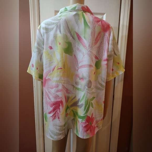 Alia women's plus size 16w button up shirt top blouse - Picture 4 of 6